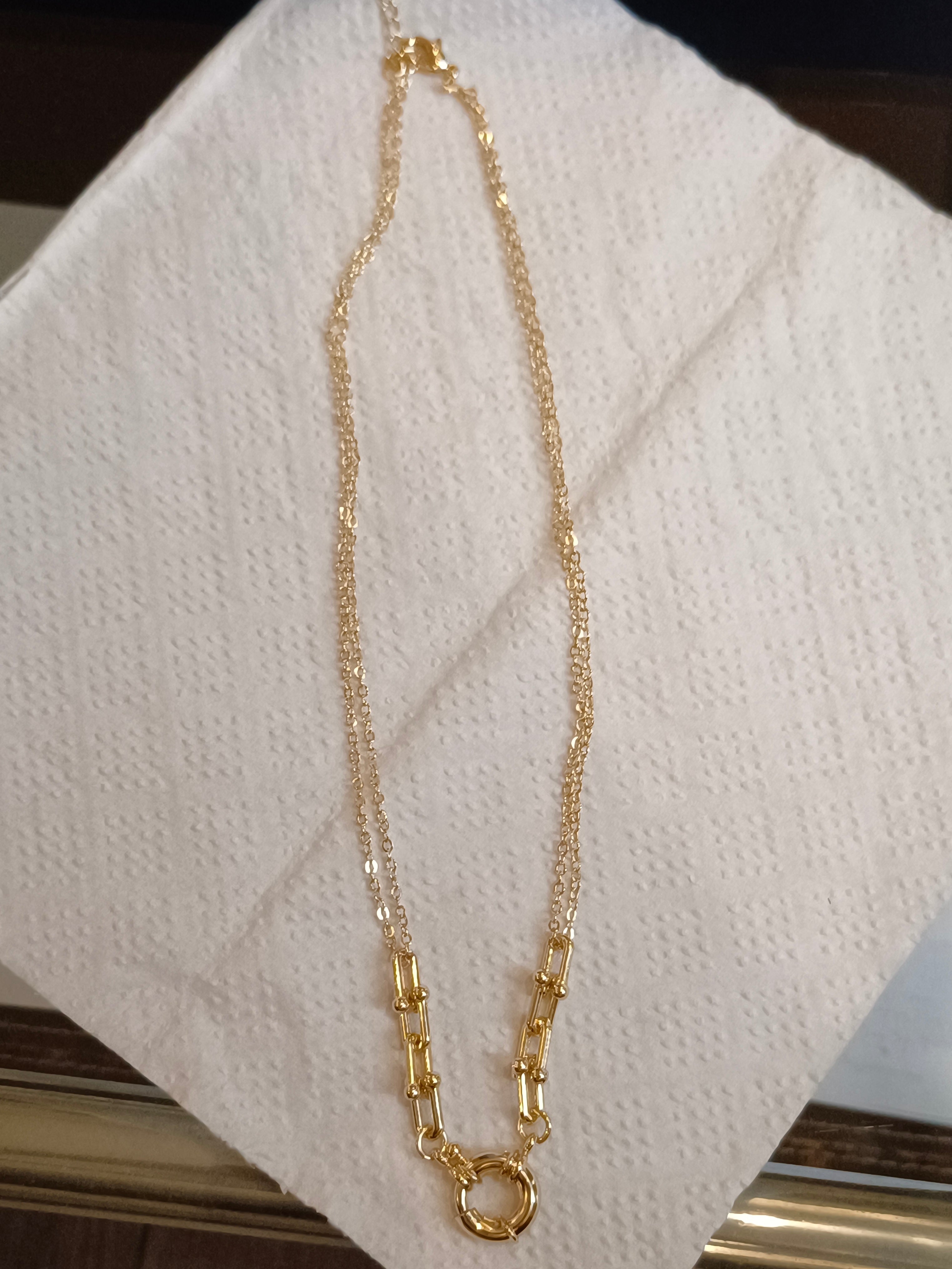 KAYA Gold plated Charm Necklace