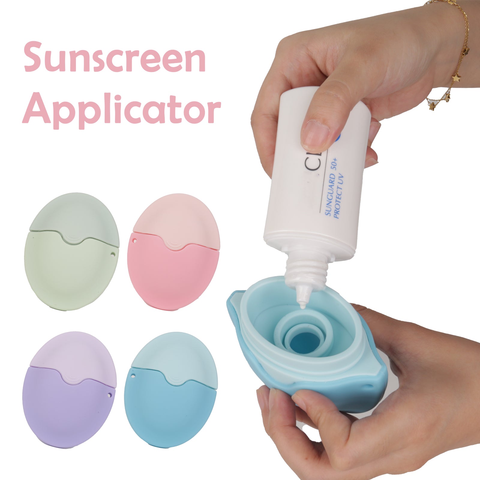 SmoothGlide Silicone Sunscreen Roll Applicator