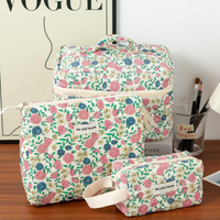 Floral Make up Pouches Set