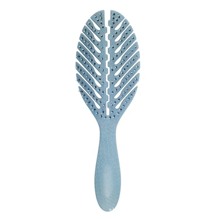 100% Bio-Friendly Detangler leaf Hair Brush