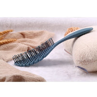 100% Bio-Friendly Detangler leaf Hair Brush