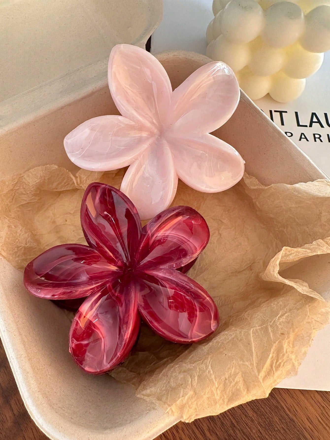 Hawaiian Flower Hair Clip