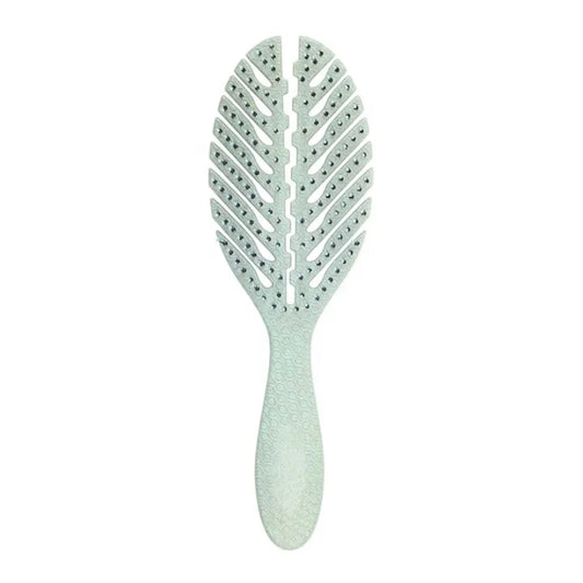 100% Bio-Friendly Detangler leaf Hair Brush