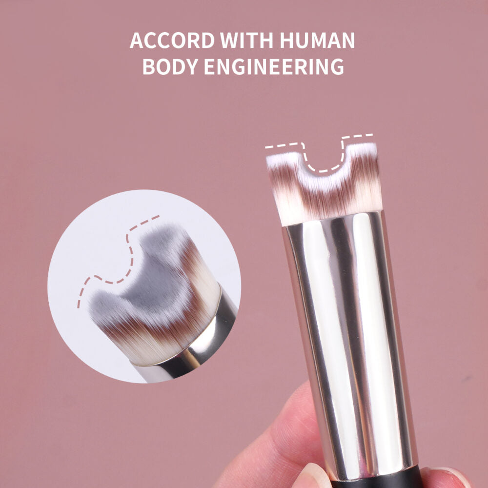 Double Ended-Nose Contour Powder Brush