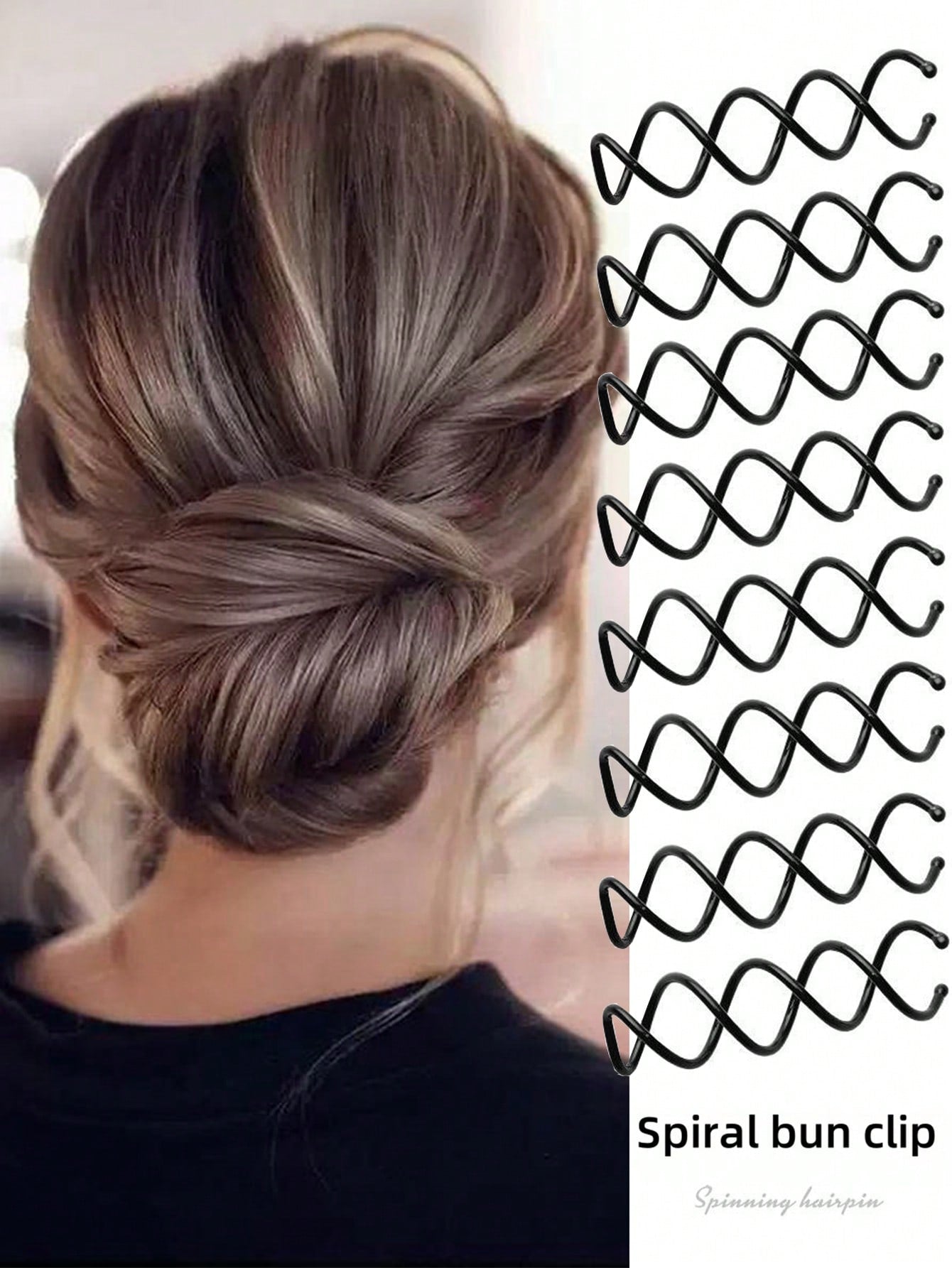 Spiral Hair Pin-3 PCS