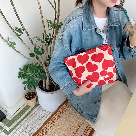 Puffy Bow Make Up Pouches-Set Of 3