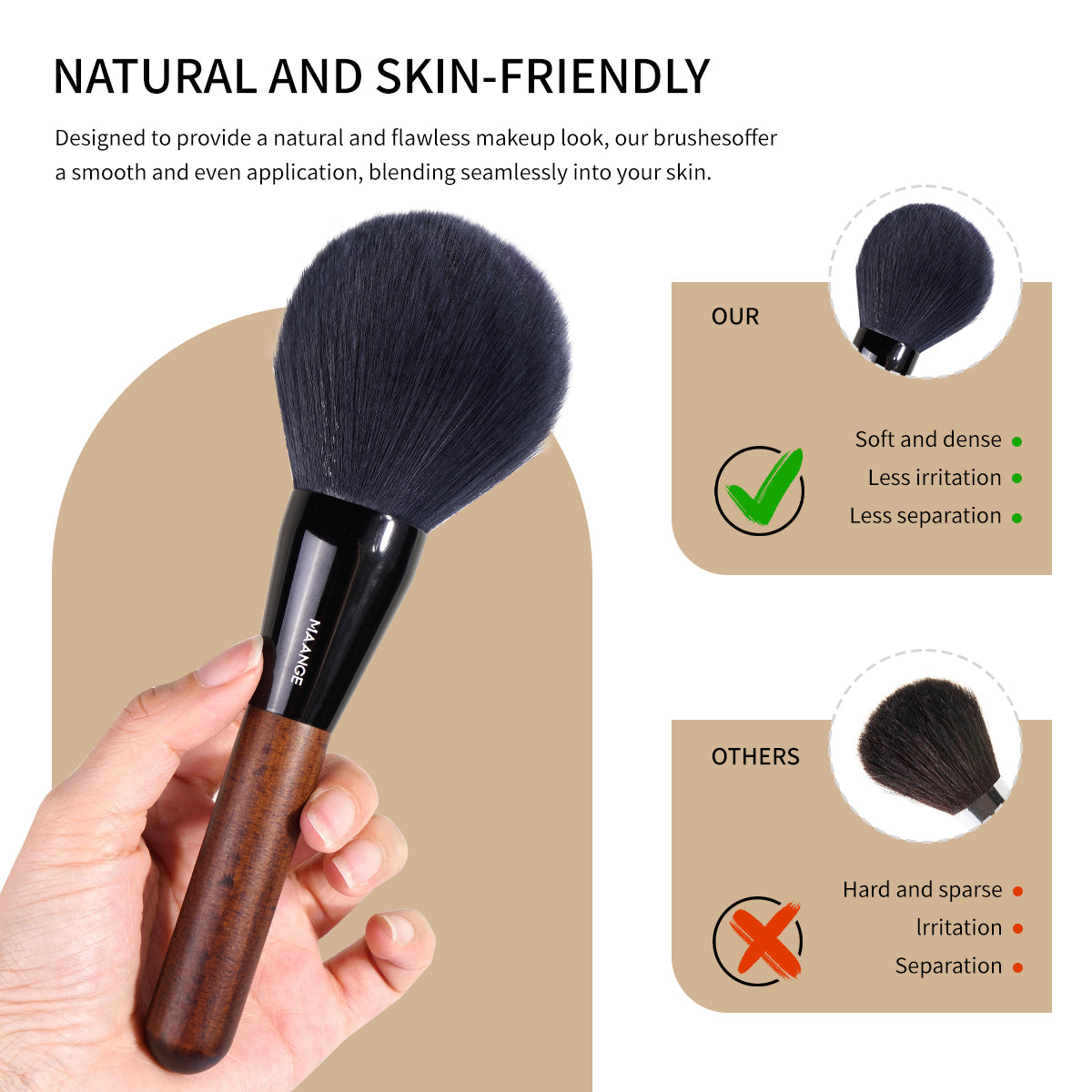 MAANGE CloudWood Face Brush