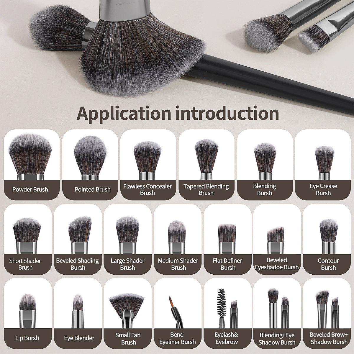 MAANGE Premium Brushes Set