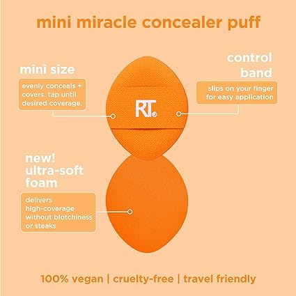 Real Techniques-Mini Miracle Concealer Puff 6 Pack