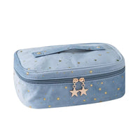 Beauty Halo Glitter Velvet Cosmetic Bag