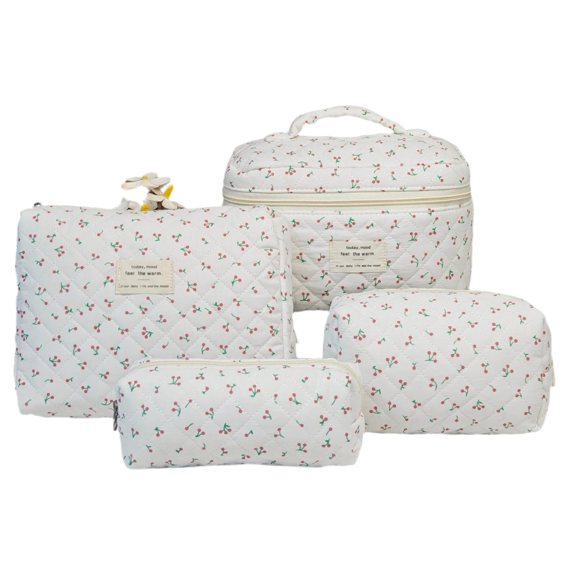 Floral Make up Pouches Set