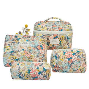 Floral Make up Pouches Set