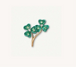 Green Flowers Charm