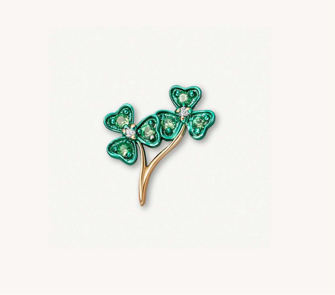 Green Flowers Charm