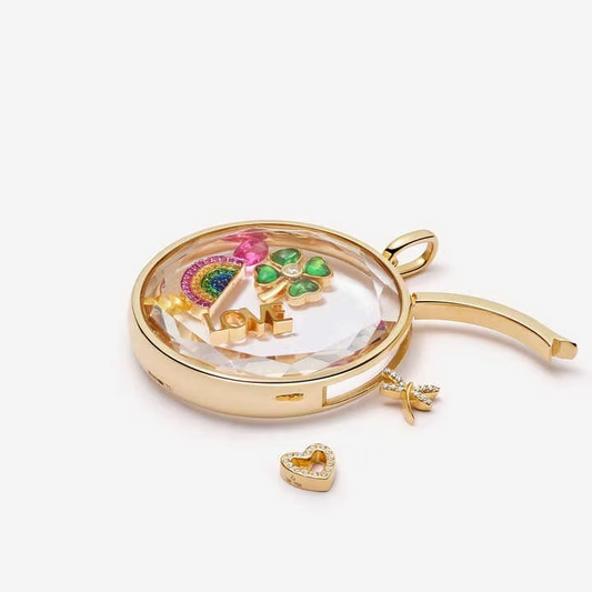 A Charmella Locket Necklace + 1  Free Mystery Charm