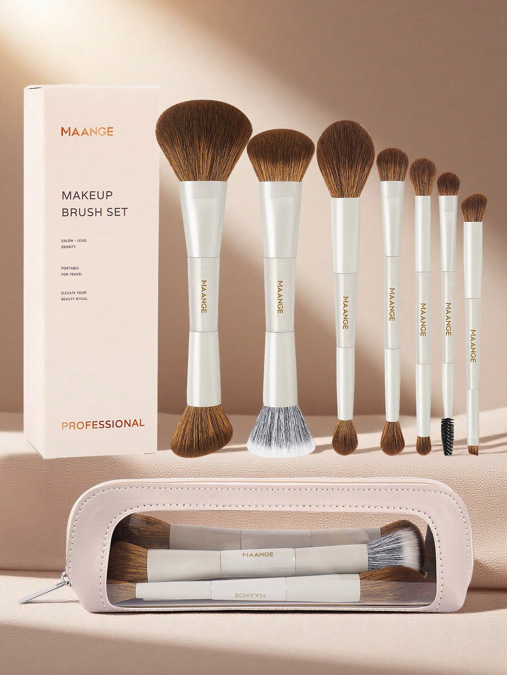 Maange -Cream Cloud Set of 7 PCS+Pouch