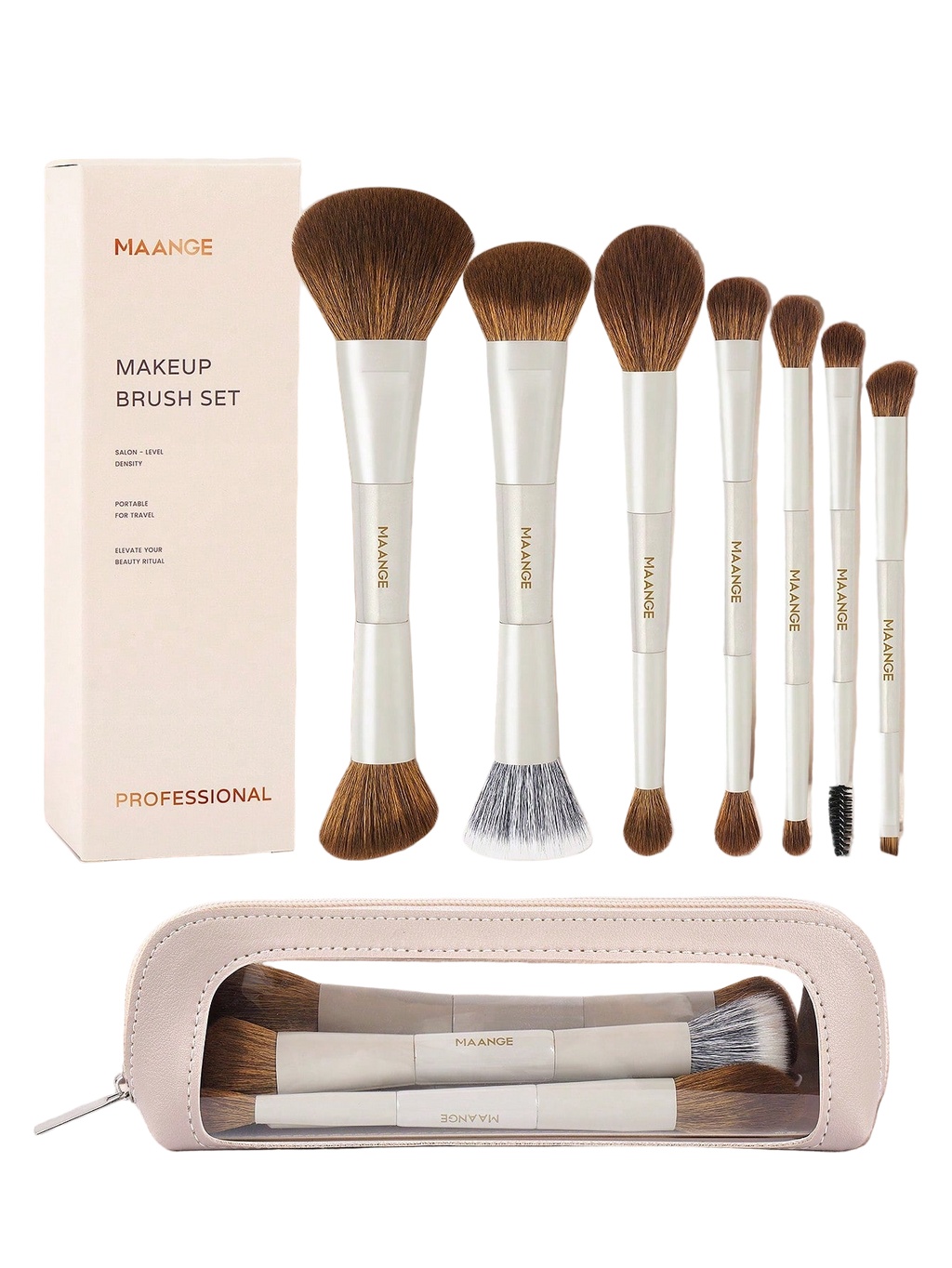 Maange -Cream Cloud Set of 7 PCS+Pouch