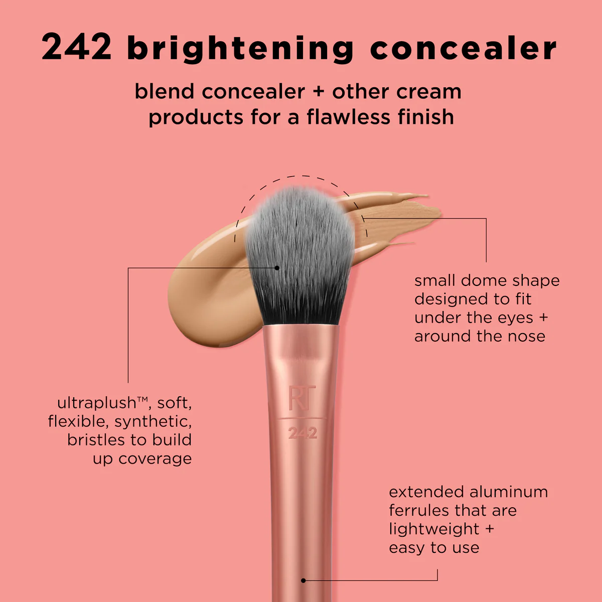 Real Techniques-Brightening Concealer Makeup Brush