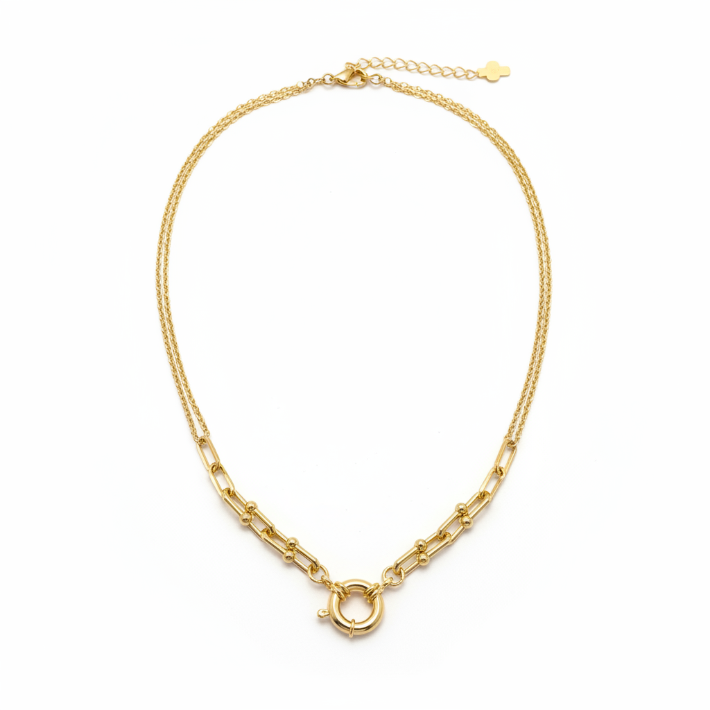 KAYA Gold plated Charm Necklace