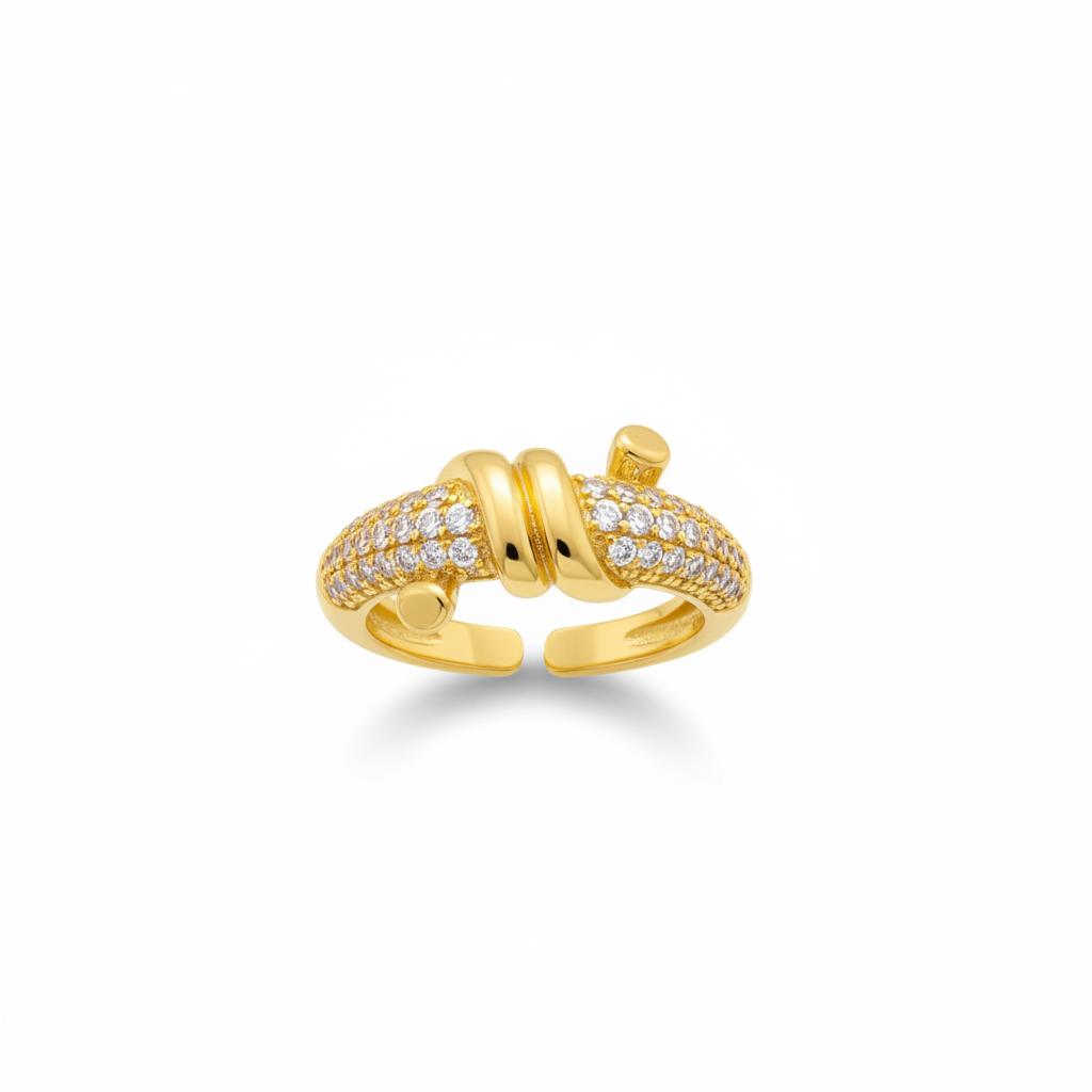 Twist of Light Ring