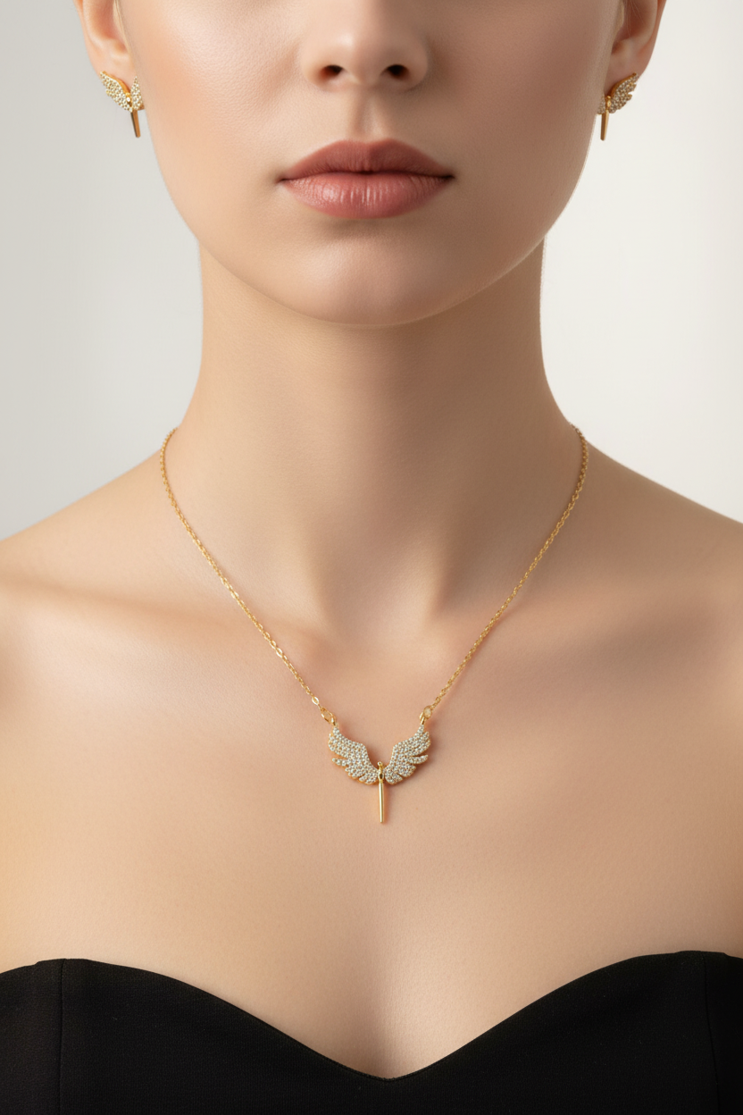 Golden Phoenix Winged Grace