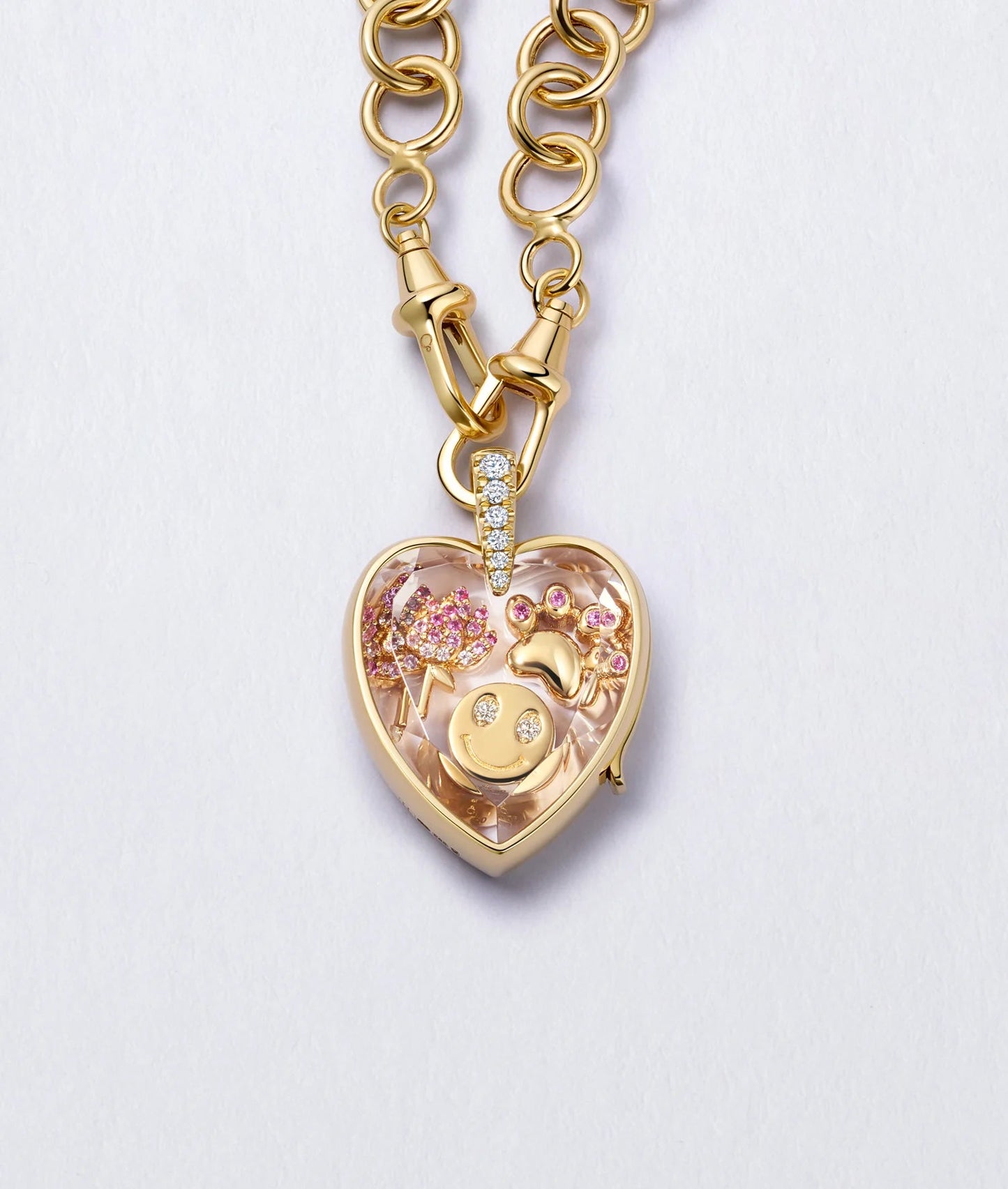 A Charmella Locket Necklace + 1  Free Mystery Charm