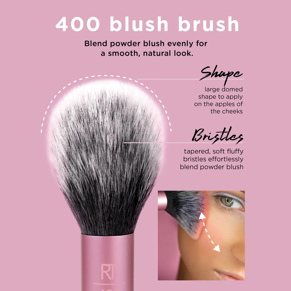 Real Techniques-ULTRA Plush Blush Makeup brush