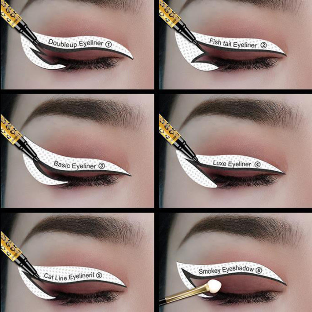 Eyeliner/ Eyeshadow Stencils: Makeup Template Stickers