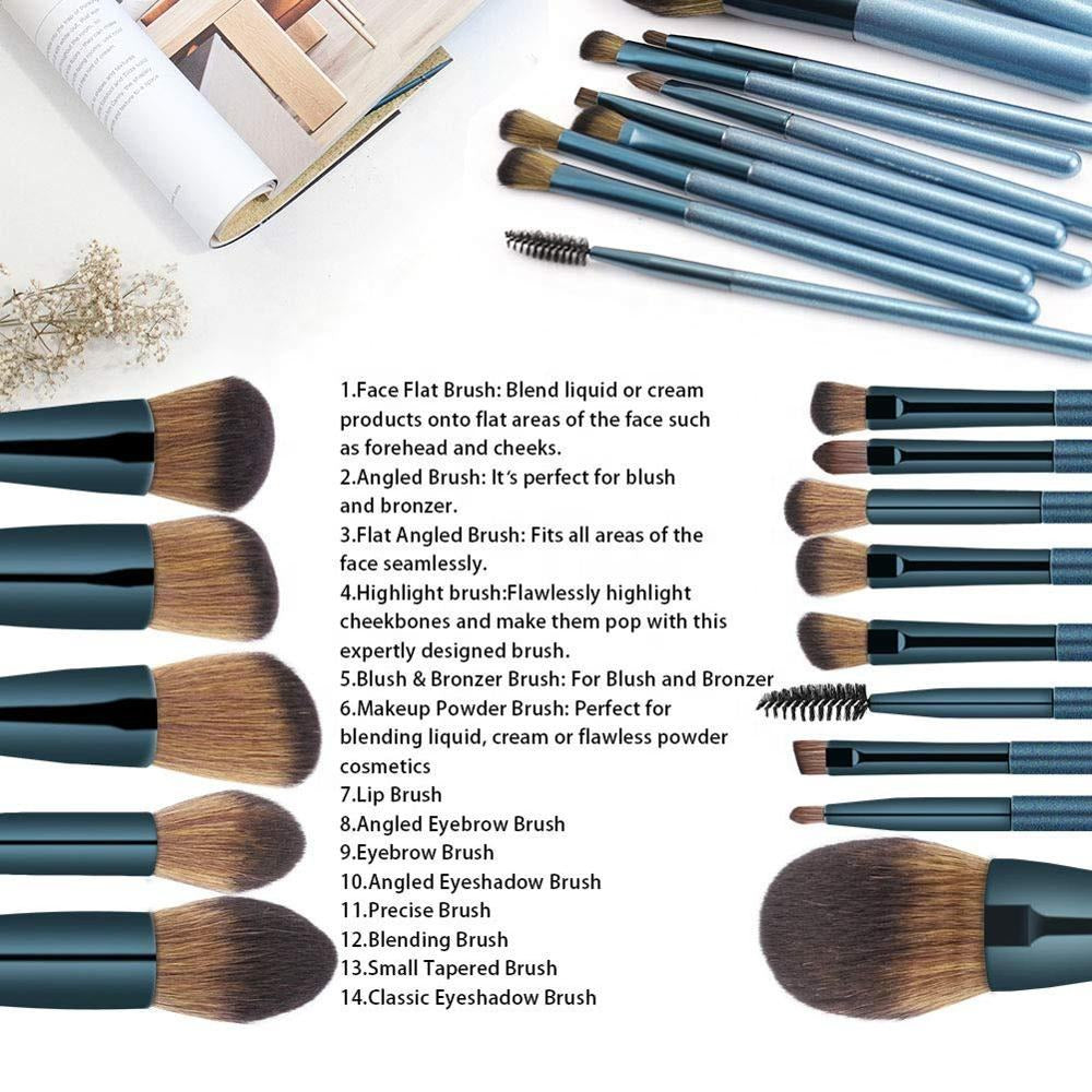 A.Turquoise Halo Makeup Brushes